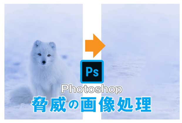 Photoshopで写真に写り込んだ人や不要な物を簡単に消す方法