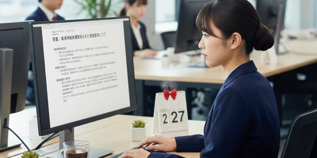 年末年始に使える自動返信メール(オートリプライ)テンプレート集